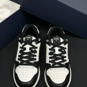 dior b57 low top sneakers black & white