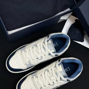 dior b57 sneakers, navy/white
