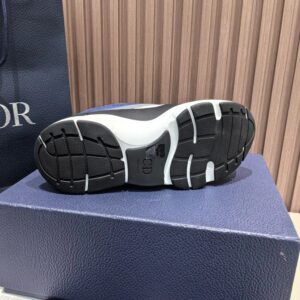 dior b22 sneakers (black/white/blue)