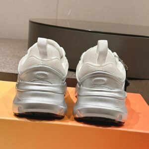 dior gradient dad shoes white