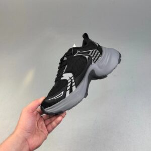 mlb xlg chunky sneakers black white