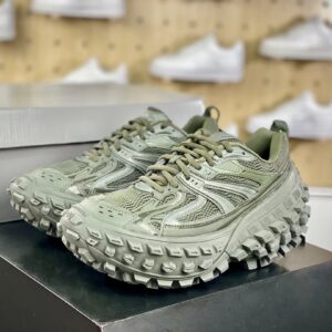 balenciaga defender sneakers green