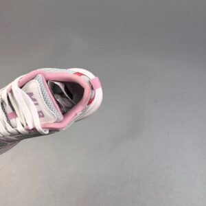 mlb xlg chunky sneakers white gray pink