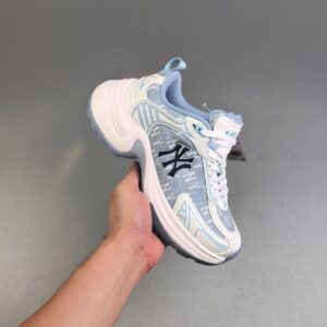 mlb xlg chunky sneakers white blue