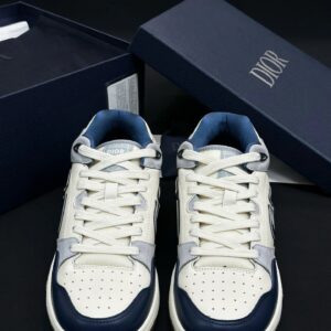 dior b57 sneakers, navy/white