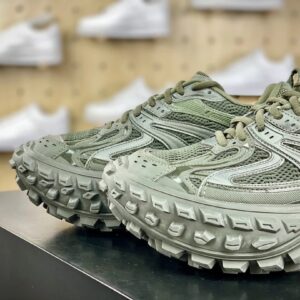 balenciaga defender sneakers green