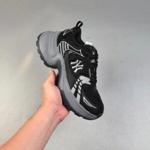 mlb xlg chunky sneakers black white