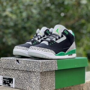 air jordan 3 se t denim green black floral