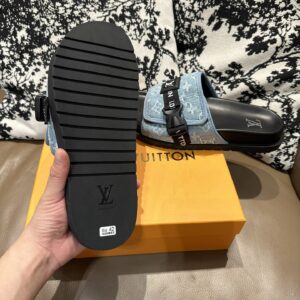 lv buckle strap sandals