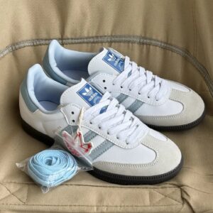 adidas original samba white blue