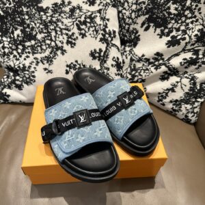 lv buckle strap sandals