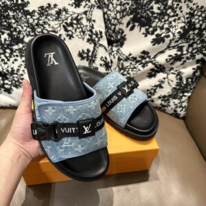 lv buckle strap sandals