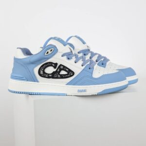 dior mid top sneakers blue