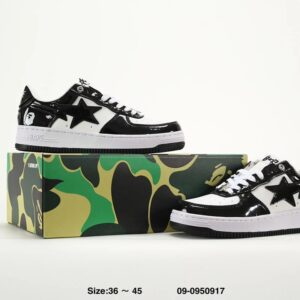 bape x nike air force 1 '07 （multi color)