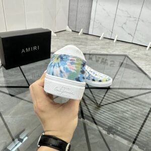 amiri slip on shoes white blue