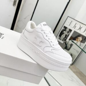 celine white platform sneakers