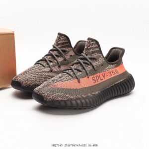 adidas yeezy 350 boost v2 army green orange