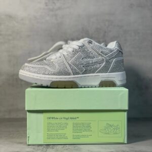 off white silver sneakers