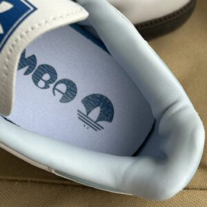 adidas original samba white blue