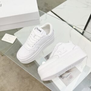 celine white platform sneakers