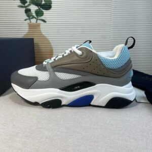 dior b22 retro running shoes grey