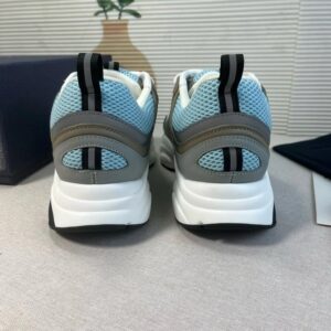 dior b22 retro running shoes grey