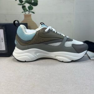dior b22 retro running shoes grey