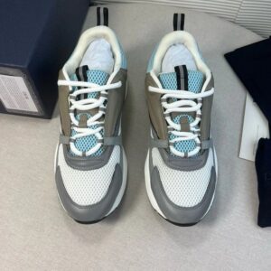 dior b22 retro running shoes grey