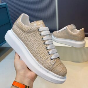 luxury italian embossed sneakers
