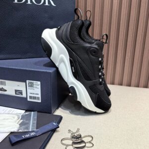 dior homme sneaker (black face; white faction)