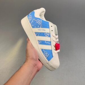 hello kitty x adidas blue shoes