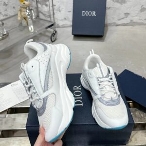 dior b22 mesh sneakers white