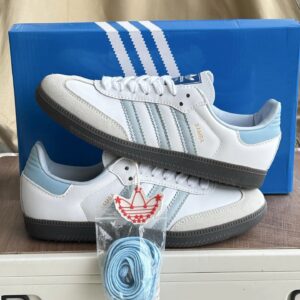 adidas original samba white blue