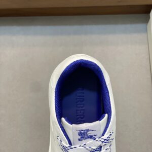 burberry low top sneakers in coastal blue