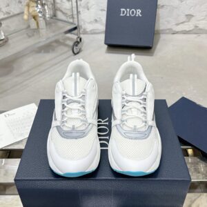 dior b22 mesh sneakers white
