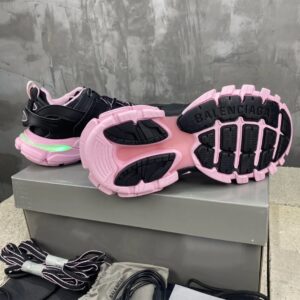 balenciaga led outdoor shoes, black pink