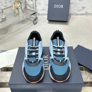 dior b22 sneakers （light blue anddark blue and black;）