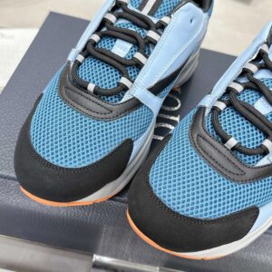 dior b22 sneakers （light blue anddark blue and black;）