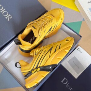 dior blade sneakers yellow
