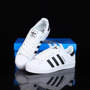 adidas superstar original white and black