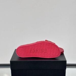 amiri men's slides red