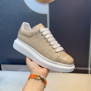 luxury italian embossed sneakers