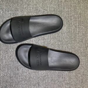 alexander mcqueen slides black