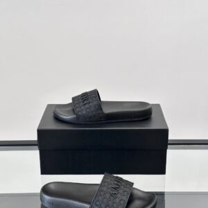 amiri men's slides black