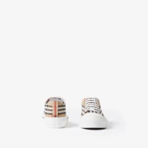 burberry check sneakers