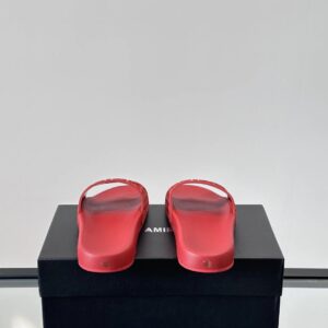 amiri men's slides red