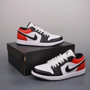 air jordan 1 low black red