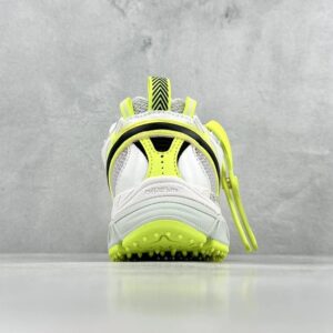 off white retro sneakers, multicolor