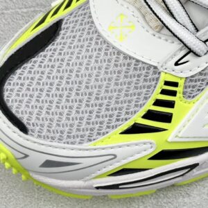 off white retro sneakers, multicolor