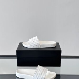 amiri men's slides white flower